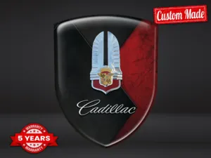 Cadillac Sticker Porte Auto Sport Étoile Personnalisable ST